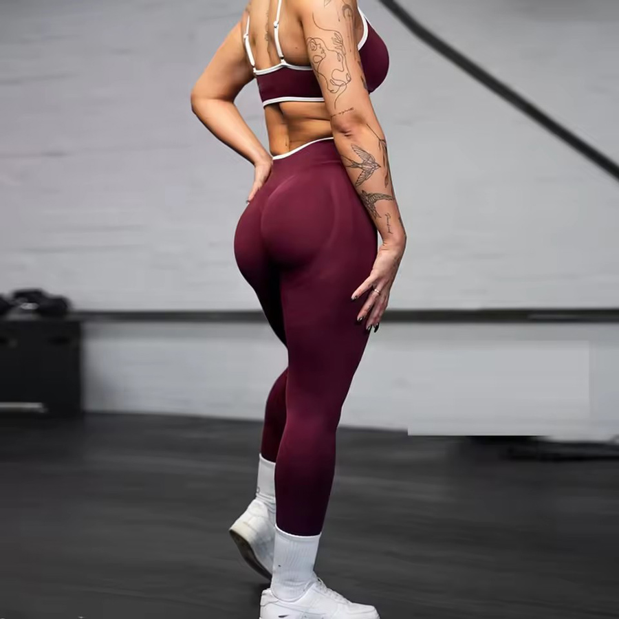 Ignite Yoga Fitness - بنطلون يوجا نسائي بدون خياطة من