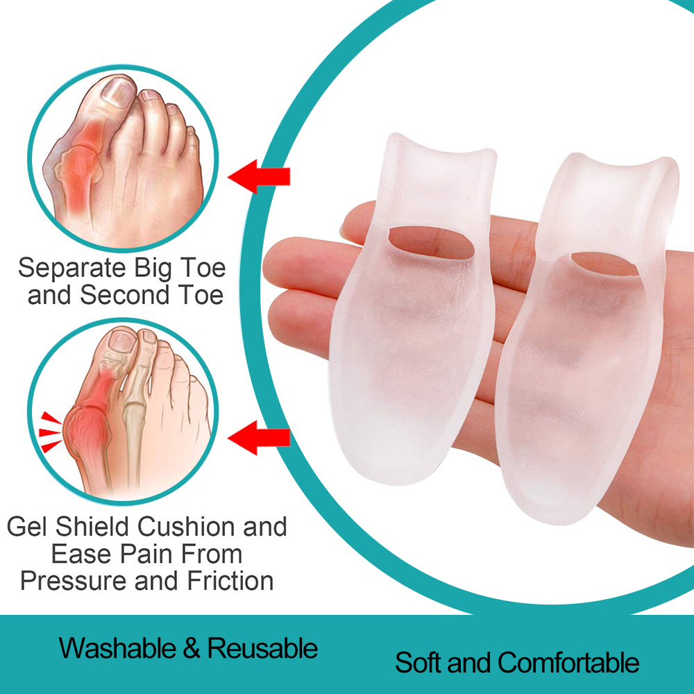 1 زوج واقية فاصل أصابع القدم م - مراجعة Yoga Toe Separator وسعره