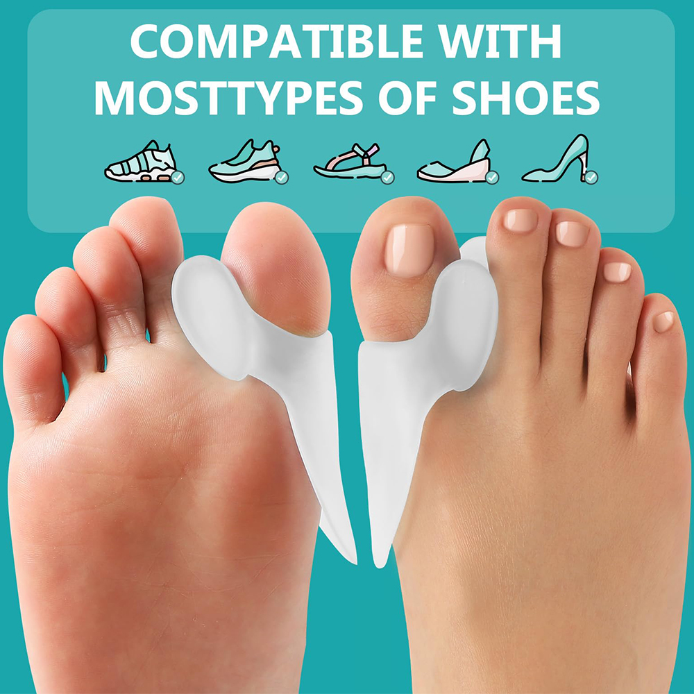 1 زوج واقية فاصل أصابع القدم م - مراجعة Yoga Toe Separator وسعره