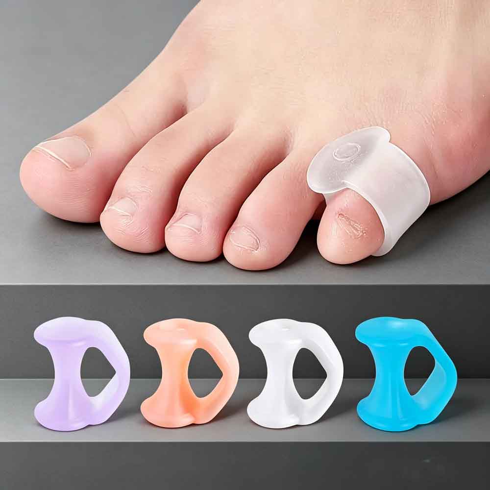 قطعتان من فواصل أصابع القدم ال - مراجعة Yoga Toe Separator وسعره