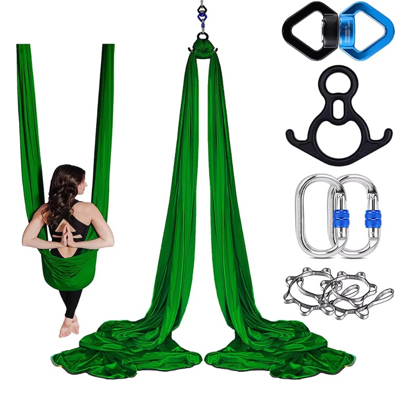 مجموعة أرجوحة يوغا هوائية قابل - مراجعة Yoga And Fitness Studio وسعره