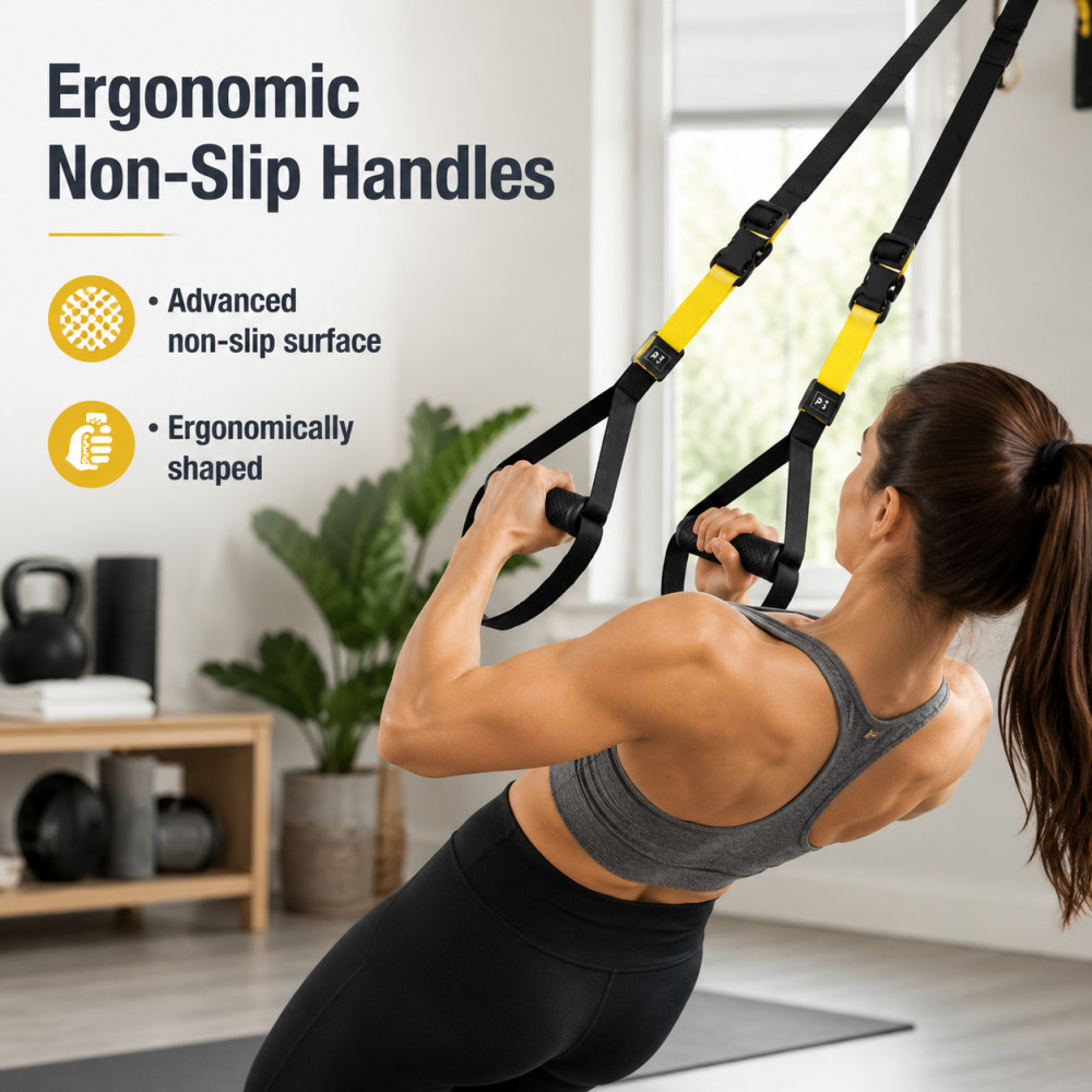 حزام تدريب معلق قابل للتعديل م - مراجعة Yoga Fitness Trx وسعره