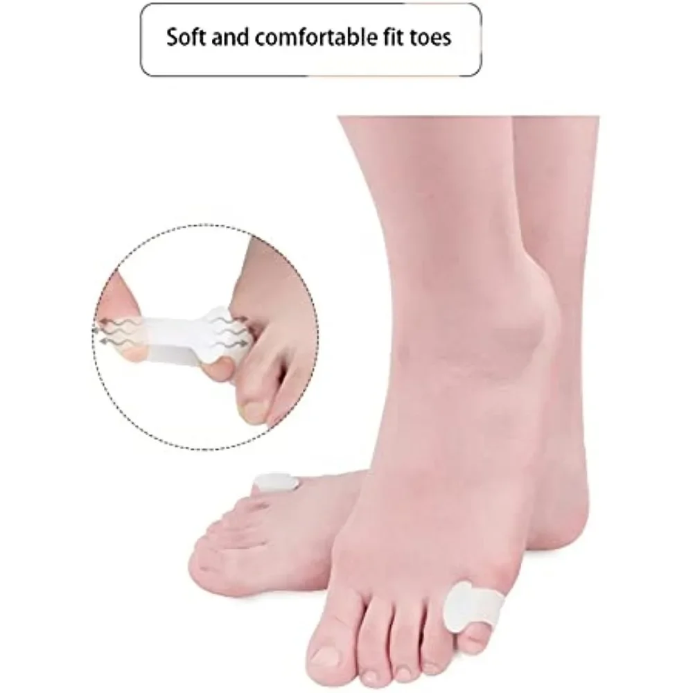 قطعتان من فواصل أصابع القدم ال - مراجعة Yoga Toe Separator وسعره