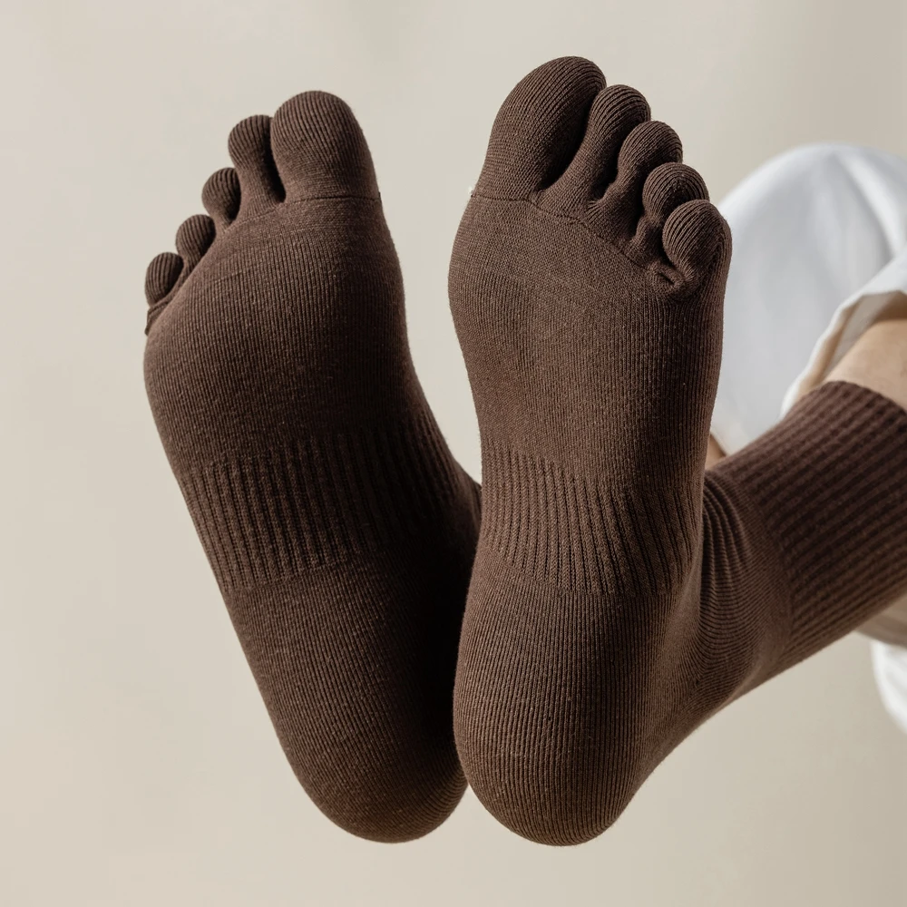 جوارب قطنية بمقدمة القدم بأصاب - مراجعة Yoga Toe Separator وسعره