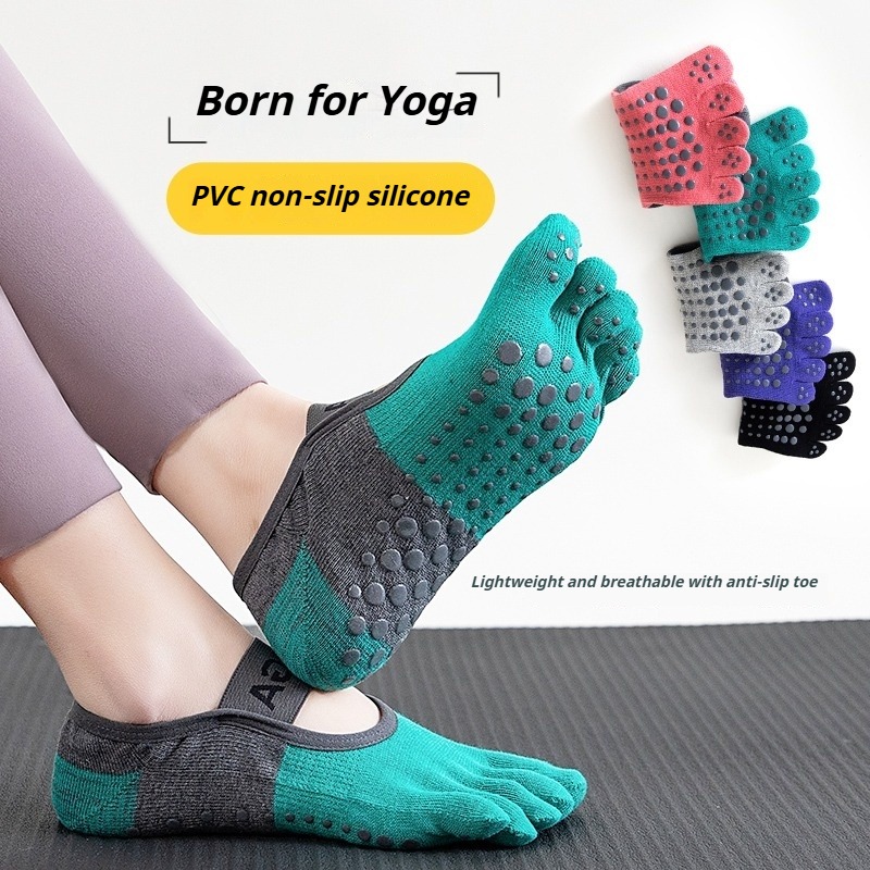 جوارب بيلاتس احترافية مضادة لل - مراجعة Yoga Fitness Pilates وسعره